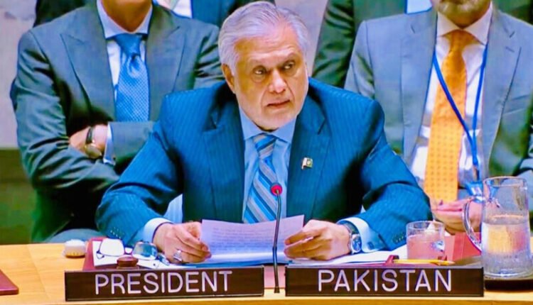 مشرقِ وسطیٰ میں پائیدار امن کیلئے مسئلہ فلسطین کا ’دو ریاستی حل‘ ناگزیر ہے، اسحٰق ڈار