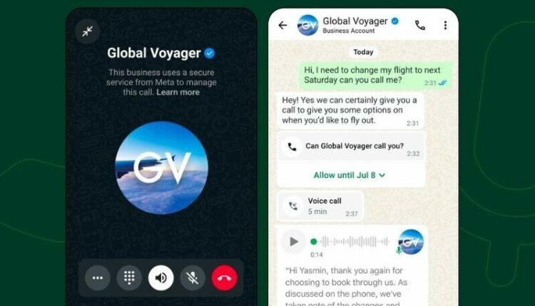 واٹس ایپ بزنس میں اے آئی اور وائس کالنگ کی سہولت متعارف