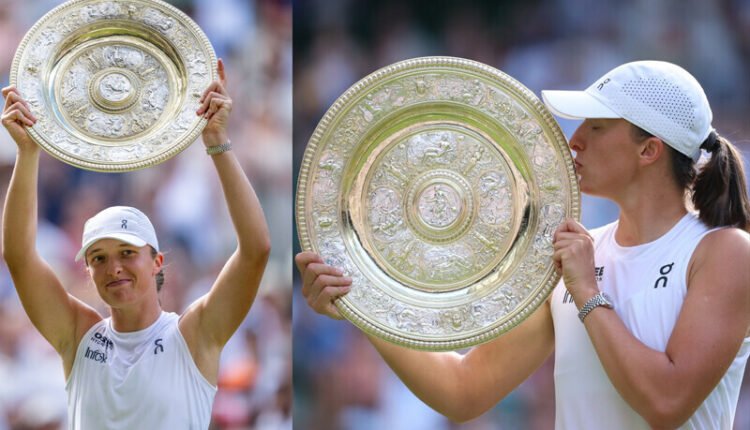 پولینڈ کی ایگا شیوانٹک پہلی بار ومبلڈن چیمپئن بن گئیں