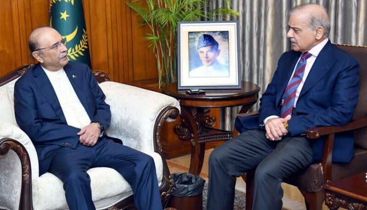 صدرِ مملکت زرداری سے شہباز شریف کی ملاقات، ملکی استحکام کیلئے مل کر کام کرنے کا اعادہ